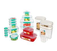 Sistema New Home Kitchen Storage & Organisation Gift Pack | 18 Containers | Lunch Boxes, Meal Prep Containers, Pantry Storage, Microwave Food Steamers & More | Recyclable with TerraCycle® | BPA-Free