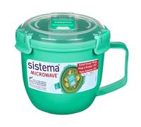 Sistema Pack of 6 Microwave Small Soup Cups, 565 ml, BPA Free, Mixed Colours