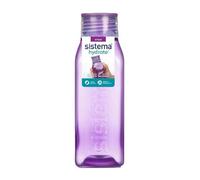 Sistema Purple Square Bottle 475Ml - Bpa-Free Plastic, Leak-Proof & Reusable