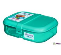 Sistema Ribbon Lunch Box 1.1L With Mini Bite Work School Lunch Box Yogurt Pot