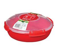 Sistema Round Microwave Dish, Red, 1.3 L