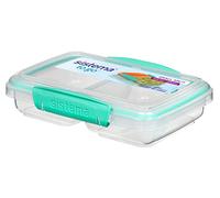 Sistema Small Split TO GO Food Storage Container | 350 ml | Lunch Box with Compartments | BPA-Free | assorted colors