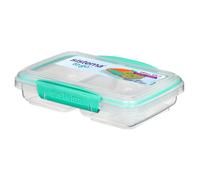 Sistema Small Split TO GO Food Storage Container | 350 ml | Lunch Box with Compartments | BPA-Free | assorted colors