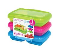 Sistema split Storage Container, 350ml, Coloured, 3 Pack