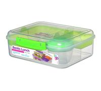 Sistema Bento Box TO GO | Lunch Box with Yoghurt/Fruit Pot | 1.65 L | BPA-Free | Assorted Colours (Varies by Pack) | 1 Count