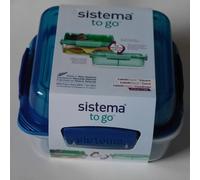 Sistema Lunch Stack To Go Square 1240 ml