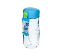 Sistema Tritan Quick Flip Plastic Bottle (Straw Bottle) 520 ml Assorted Colours Pack of 2