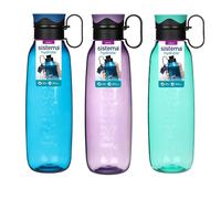 Sistema Tritan Traverse Water Bottle 850ml Screw Cap Assorted Colours