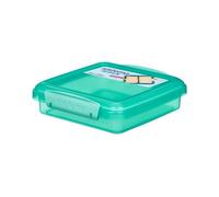Sistema Turquoise Sandwich Box 450Ml - Leakproof, Bpa-Free & Perfect For Fresh Food Storage
