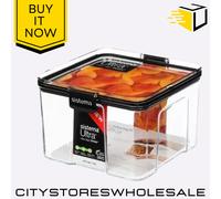 Sistema Ultra Clear Tritan Square Food Storage Container 1.4L BPA Free Box