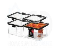 Sistema Ultra Square 1.4L Food Container (8 Pack) - Bpa-Free Plastic For Safe & Durable Food Storage