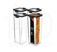 Sistema Ultra Square 1.9L Food Container (4 Pack) - Bpa-Free Plastic For Safe & Durable Food Storage