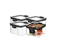 Sistema Ultra Square 460Ml (12 Pack) - Bpa-Free, Leak-Proof Food Containers For Fresh & Organized Storage