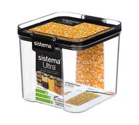 Sistema Ultra Square 700Ml Food Container - Bpa-Free, Leak-Proof & Stackable For Easy Kitchen Storage