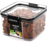 Sistema "Ultra" Rectangular Storage Can, White/Grey, 460 ml