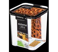 Sistema Ultra Tritan Airtight Pantry Storage Container 920 ml Square BPA Free