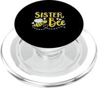 Sister Bee Cute Beekeeping Birthday Party Matching Family PopSockets PopGrip for MagSafe