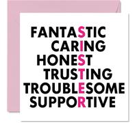 Sister Birthday Card, Family Acronym