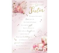 SISTER Birthday card from the meaningful and heartfelt 'Tenderness' range.