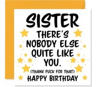 Sister Birthday Card, Nobody Else Quite Like You