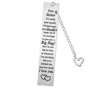 Sister Bookmarks Sister Birthday Graduation Bookmark Gifts from Brother Sister Sister Gifts from Sister Best Sister Bookmark Keepsakes Present