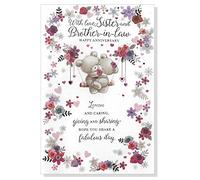 Sister & Brother-in-law Anniversary Card - Couple Wedding - SIMON ELVIN 7.5" x 5.25" (710)