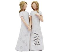 Sister Figurines | Forever Sisters Figurines | Forever Sisters Best Friends Statue | Best Friend Friendship Sisters Angel Sculptures For Home Bar Decoration Abstract Figure for Desk