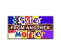 Sister From Another Mom Chocolate Bar Gift Wrapper Gift Present For Birthday Christmas (#333) (without chocolate bar)