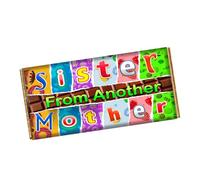 Sister From Another Mother Chocolate Bar Wrapper Novelty Gift Present Friend party CH-9616 (with chocolate bar (100g))
