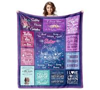 Sister Gifts Blanket 60"x50", Sisters Gifts from Sister, Sister Birthday Gifts for Sister from Sisters, Sister Gifts for Women, Sister Gifts Ideas for Mothers Day Christmas, to My Sister Blankets