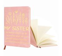 Sister Gifts from Sister Birthday Graduation Christmas Xmas Valentine's Day Galentines Funny Inspirational Gifts from Brother Big Sister,2pcs Journal Notebook A5,Presents for Sisters,Diary Stationary