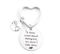 Sister Gifts, Sister Keyring, Sister Valentines Galentines Day Birthday Gifts, Special Sister Gift, Presents for Sister,Sister Gifts from Sister Brother On Graduation Wedding, Sister Christmas Gifts