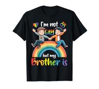 Sister I'm Not Gay But My Brother Is Rainbow Pride Support T-Shirt