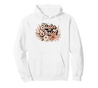 Sister in Christ Boho Floral Faith and Encouragement Pullover Hoodie