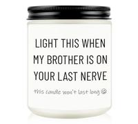 Sister in Law Gifts, Sister-in-Law Birthday Gifts -7 oz Lavender Scented Candle, Mothers Day Christmas Valentines Wedding Gift for Brother's Girlfriend, Funny Candle
