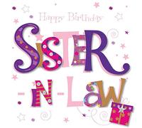 Sister-In-Law Happy Birthday Greeting Card By Talking Pictures Cards