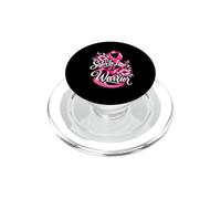 Sister-In-Law Of A Warrior Breast Cancer Awareness Floral PopSockets PopGrip for MagSafe