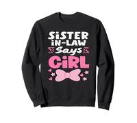 Sister In Law Says Girl Gender Reveal Voting Team Pink Sweatshirt
