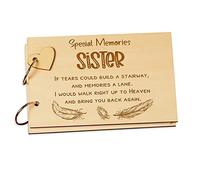 Sister In Loving Memory Scrap Book Photo Album Guest Book
