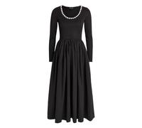 Sister Jane beaded long-sleeved midi dress - Black 6-8-10-12-16
