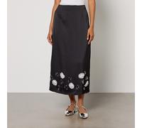Sister Jane Desert Hearts Satin Midi Skirt - M/UK 10