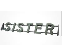 SISTER LETTERS FLORAL FUNERAL FLORIST LETTER TRIBUTE MEMORIAL OASIS FLOWERS WREATH ideal for fresh and artificial flowers