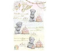SISTER Me To You Bear Teddy 'storybook' BIRTHDAY Card