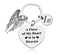 Sister Memorial Gifts Keyring Gift for Loss of Sister in Memory of Keychain Gift Remembrance Gift for Loss of Sister Sympathy Bereavement Gifts Mother's Day Memorial Day Funeral Gifts for Best Friend