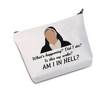 Sister Michae Derry and Girls Show Gift is This My Wake Am I in Hell Cosmetic Make Up Bag Gift (Am I in Hell -Bag EU)