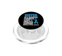 Sister of a Warrior Huntington's Disease Awareness Gifts PopSockets PopGrip for MagSafe