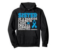 Sister of a Warrior Huntington's Disease Awareness Gifts Pullover Hoodie