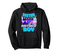 Sister Of The Birthday Boy Llama Dad And Dad Family Party Pullover Hoodie