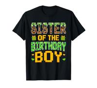 Sister of The Birthday Boy Video Gamer Birthday Party T-Shirt