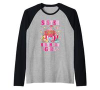 Sister Of The Birthday Girl Circus Carnival Family Party Raglan Baseball Tee